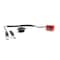 Truck-Lite 33 Series, LED, Red Round, 1 Diode, Marker Clearance Light, P2, Black Rubber Grommet Mount 33050R3 - alternate 3